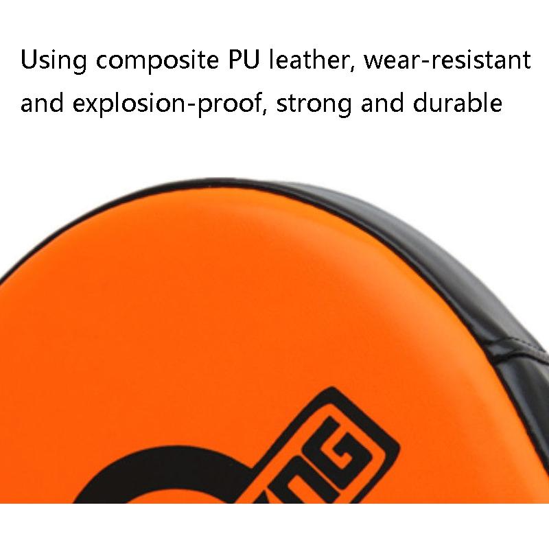 Orange helmet with a logo on an orange background